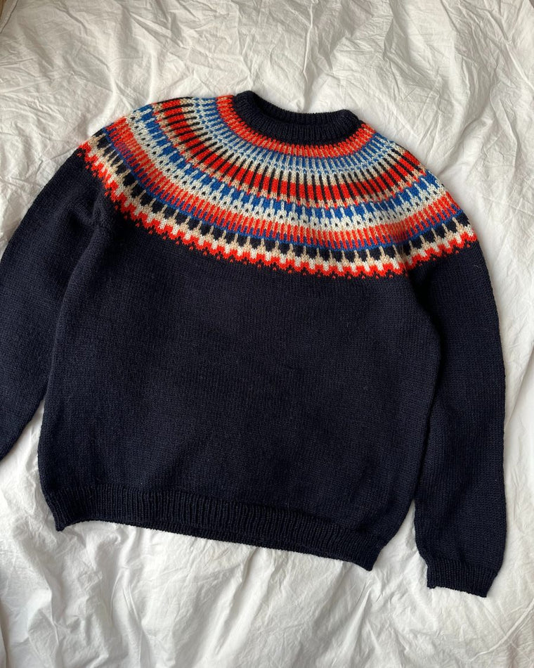 To liggende Celeste Sweatre