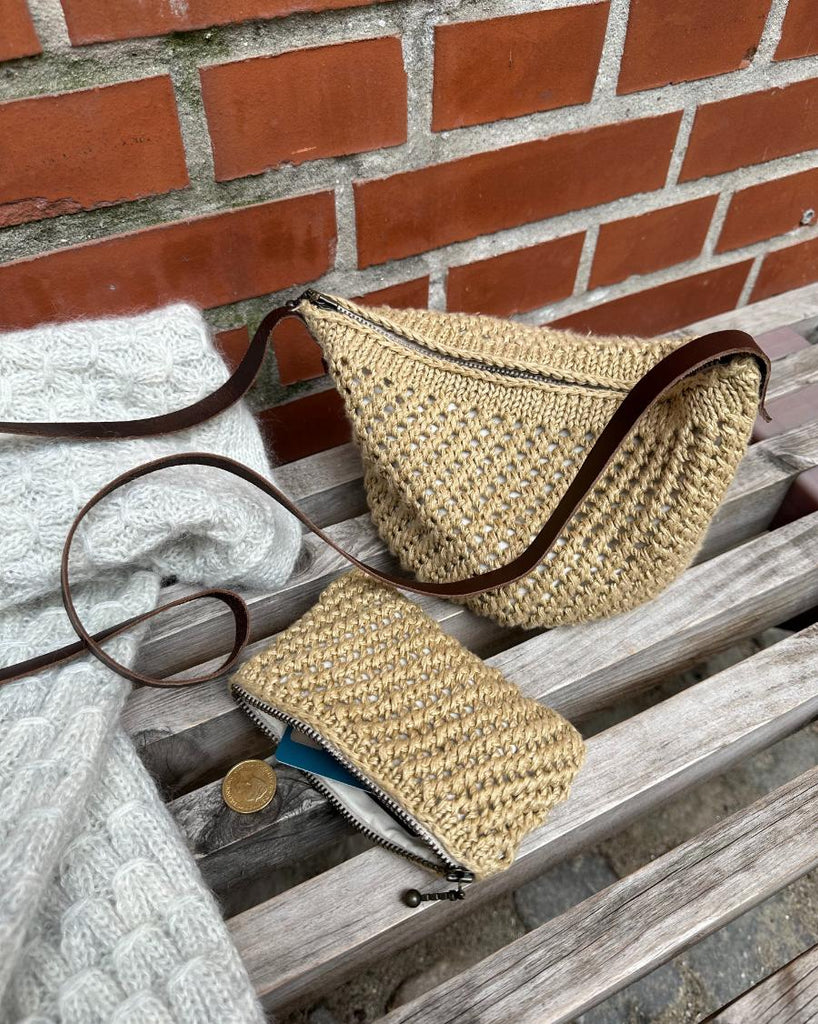 Florence bag og purse på bænk
