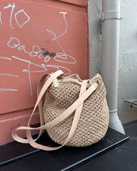 French market bag på bænk 