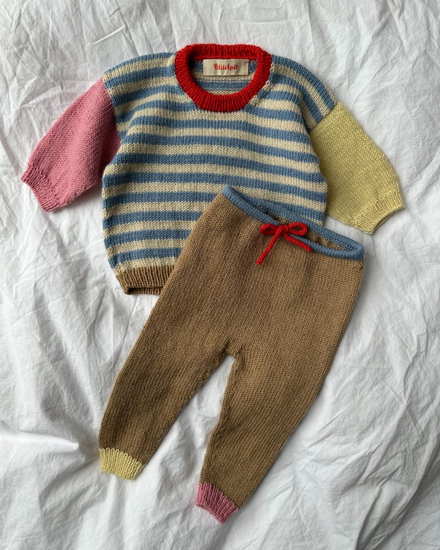 Liggende flerfarvet Holger Baby Set 