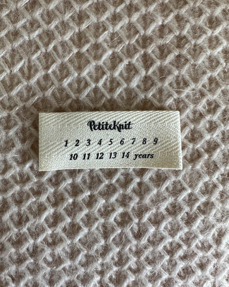 Label mit Kindergröen