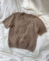 Liggebillede af brun Rigmor Tee