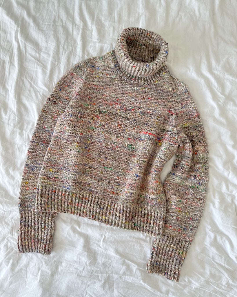 Multifarvet Terrazzo Sweater på dynebetræk