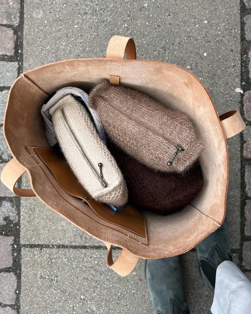2 clutches med lynlåse 17 cm