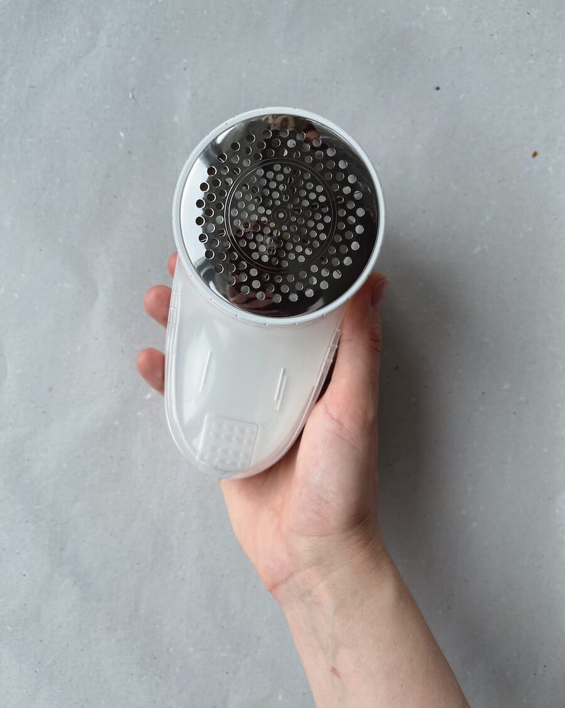 Lint Remover med skæresiden fremad