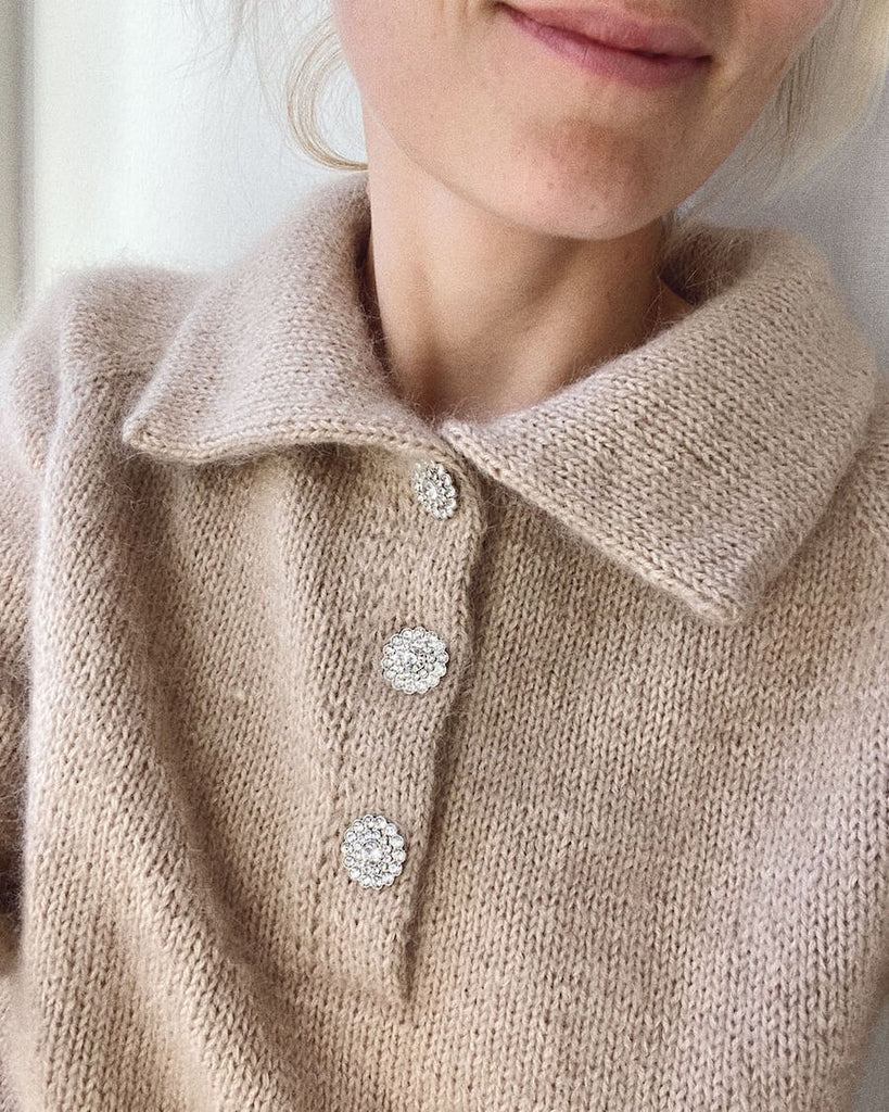 3 blingknapper på Maude ee